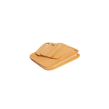 Open Kitchen Bamboo Chopping Board Set – Natural Eco-Friendly Wooden Cutting Boards for Kitchen Use